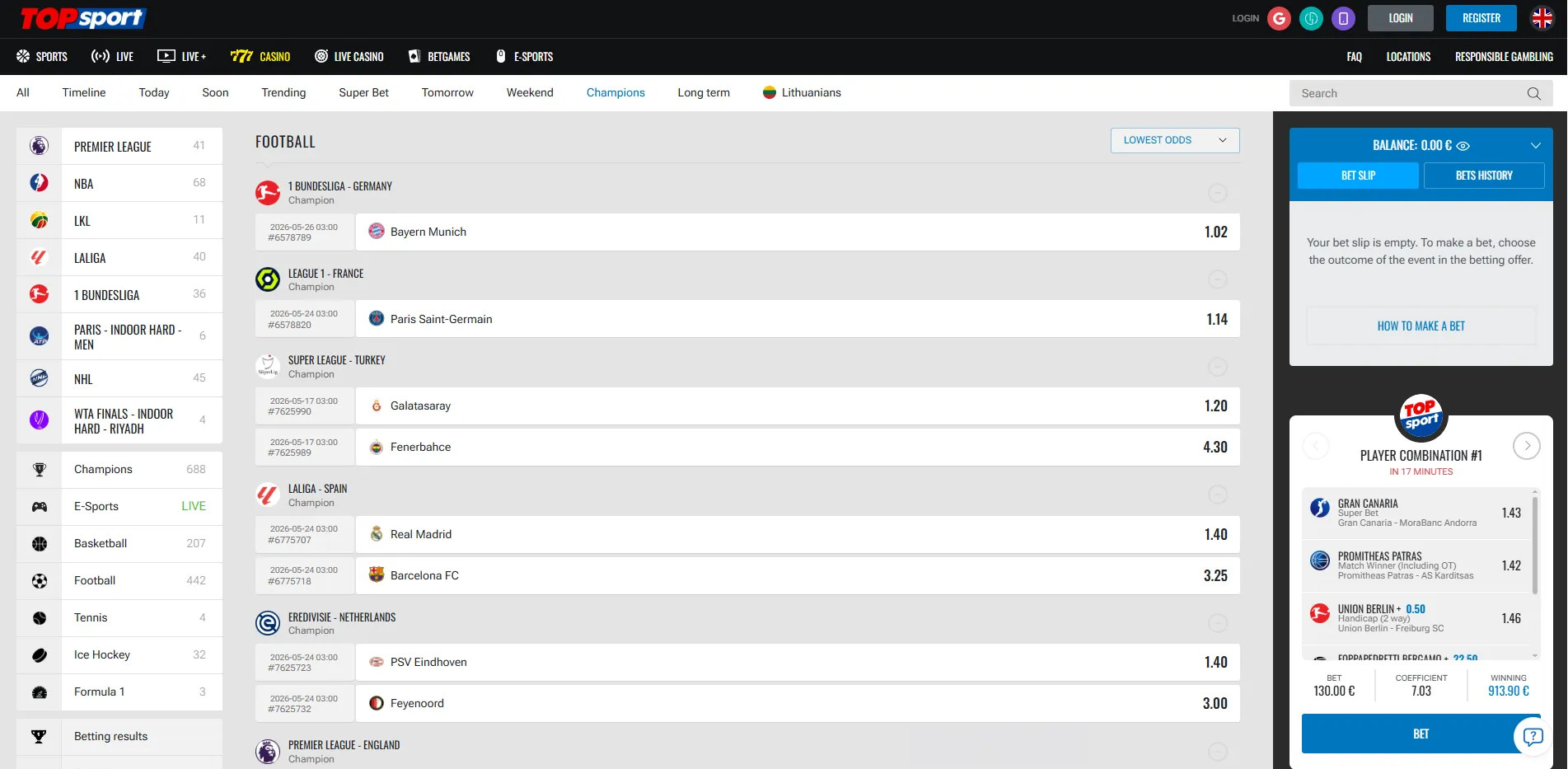 topsport oficial site